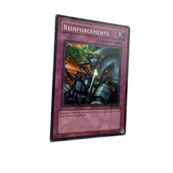 Yugioh CCG Collectable 1996 Konami Reinforcements Card Trap Card - Image 2