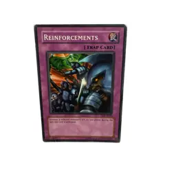 Yugioh CCG Collectable 1996 Konami Reinforcements Card Trap Card - Image 5