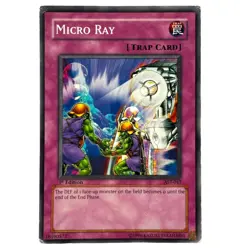 Yugioh CCG Collectable 1996 Konami Trap Card Micro Ray - Image 1