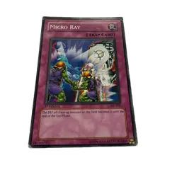 Yugioh CCG Collectable 1996 Konami Trap Card Micro Ray - Image 4