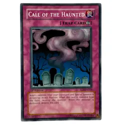 Yugioh CCG Collectable 1996 Konami Trap Card Call Of The Haunted - Image 1