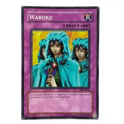 Yugioh CCG Collectable 1996 Konami Waboku Trap Card 1996 Yugioh - Image 1