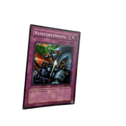 Yugioh CCG Collectable 1996 Konami Trap Card Reinforcements - Image 2