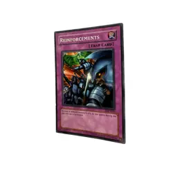 Yugioh CCG Collectable 1996 Konami Trap Card Reinforcements - Image 3