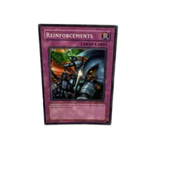 Yugioh CCG Collectable 1996 Konami Trap Card Reinforcements - Image 5