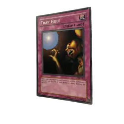 Yugioh CCG Collectable 1996 Konami Trap hole Card Trap Card - Image 3