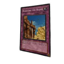 Yugioh CCG Collectable 1996 Konami Trap Card Blast The Ruins - Image 3