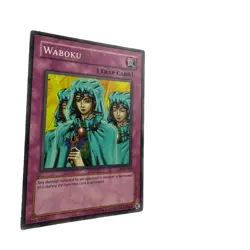 Yugioh CCG Collectable 1996 Konami Waboku Trap Card Card - Image 5