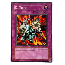 Yugioh CCG Collectable 1996 Konami D Tribe Card Yugioh - Image 1