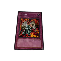 Yugioh CCG Collectable 1996 Konami D Tribe Card Yugioh - Image 4