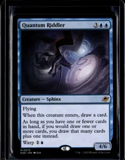 Quantum Riddler - 72 - EOE - NM - MTG Magic the Gathering - Image 1