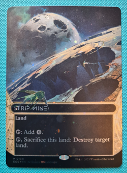 MTG - Strip Mine - Galaxy Foil - Stellar Sights - Edge of Eternities - Image 2