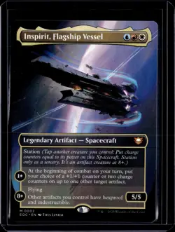 Inspirit, Flagship Vessel - 2 - EOC - NM - MTG Magic the Gathering - Image 1