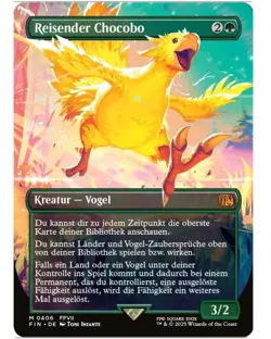 MTG - Final Fantasy - Traveling Reisender Chocobo Mythic #0406 Deutsch - Image 1