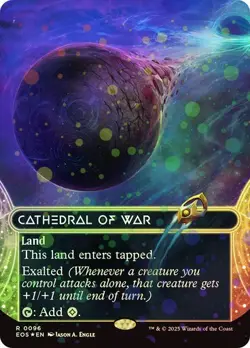 MTG - Cathedral of War - Galaxy Foil - Stellar Sights - Edge of Eternities - Image 1