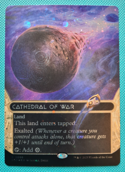 MTG - Cathedral of War - Galaxy Foil - Stellar Sights - Edge of Eternities - Image 2