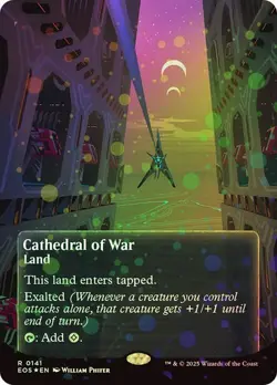 MTG - Cathedral of War - Galaxy Foil - Stellar Sights - Edge of Eternities - Image 1