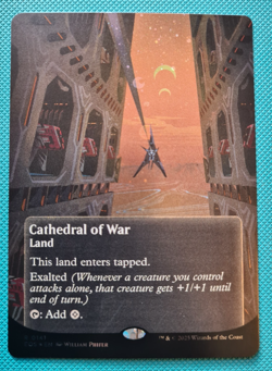 MTG - Cathedral of War - Galaxy Foil - Stellar Sights - Edge of Eternities - Image 2