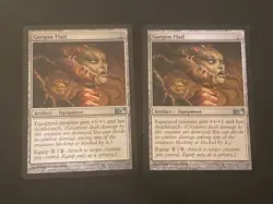 2x Magic The Gathering MTG Core Set 2010 M10 - Gorgon Flail 211/249 LP - Image 1
