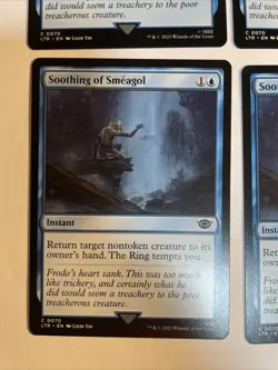 4x Mtg Lord Of The Rings Soothing Of Smeagol NM Magic The Gathering - Image 2