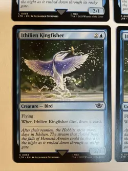 4x Mtg Lord Of The Rings Ithilien Kingfisher NM Magic The Gathering - Image 2