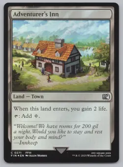 MTG - Final Fantasy - FOIL Adventurer's Inn #271 -g564 - Image 1