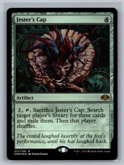 Magic MTG Dominaria Remastered Jester's Cap #227/261 Foil TCG CCG - Image 1