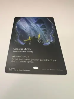 Godless Shrine Edge of Eternities Borderless FOIL MtG - Image 1
