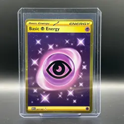 Pokemon Psychic Energy 207/165 MEW EN-151 Gold Hyper Rare Holo NM - Image 1