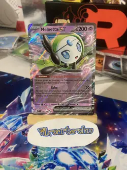Carte Pokemon Meloetta ex 044/086 EV10.5 foudre noire Ecarlate et violet FR - Image 1