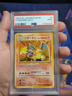 PSA 9 Charizard Holo Base Set Japanese Pokemon Card - Image 1