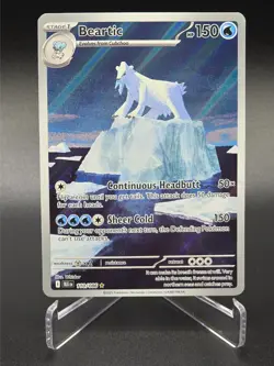 Beartic 110/086 110 Black Bolt Pokemon Card Illustration Rare Pack Fresh Mint - Image 1