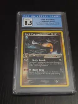 2004 Pokemon EX Dark Marowak Team Rocket Returns 7/109 Non-Holo CGC 8.5 - Image 1