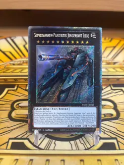 Yugioh Superkanonen-Panzerzug Juggernaut Liebe RA03-DE041 Platinum Secret Rare - Image 1