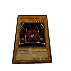 Yugioh CCG Collectable 1996 Konami Wall Of Illusion 1st Edition - Image 4