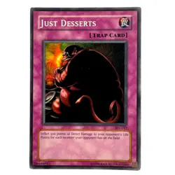 Yugioh CCG Collectable 1996 Konami Just Deserts - Image 1