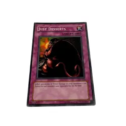 Yugioh CCG Collectable 1996 Konami Just Deserts - Image 4
