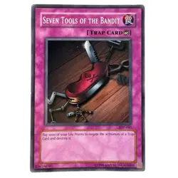 Yugioh CCG Collectable 1996 Konami Seven Tools Of The Bandit - Image 1