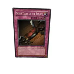 Yugioh CCG Collectable 1996 Konami Seven Tools Of The Bandit - Image 5