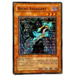 Yugioh CCG Collectable 1996 Konami Night Assailant 1st Edition - Image 1