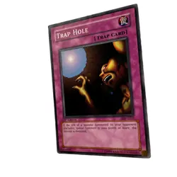 Yugioh CCG Collectable 1996 Konami Trap Hole - Image 3