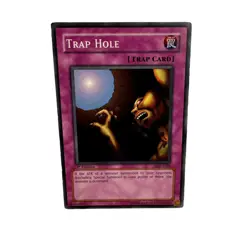 Yugioh CCG Collectable 1996 Konami Trap Hole - Image 5