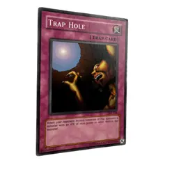 Yugioh CCG Collectable 1996 Konami Trap Hole - Image 2