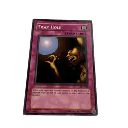 Yugioh CCG Collectable 1996 Konami Trap Hole - Image 4