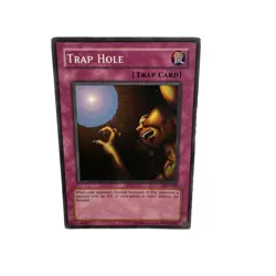 Yugioh CCG Collectable 1996 Konami Trap Hole - Image 5
