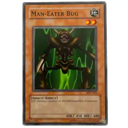 Yugioh CCG Collectable 1996 Konami Man Eater Bug - Image 1