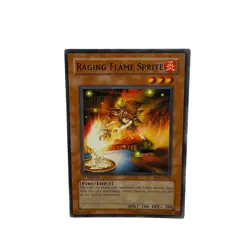 Yugioh CCG Collectable 1996 Konami Raging Flame Sprite 1st Edition - Image 5