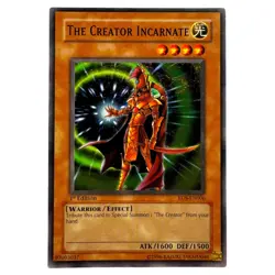 Yugioh CCG Collectable 1996 Konami The Creator Incarnate 1st Edition - Image 1