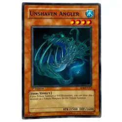 Yugioh CCG Collectable 1996 Konami Unshaven Angler 1st Edition - Image 1