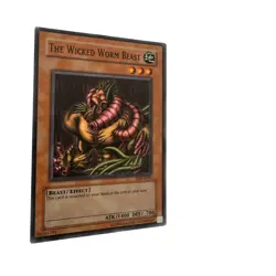 Yugioh CCG Collectable 1996 Konami The Wicked Worm Beast - Image 2